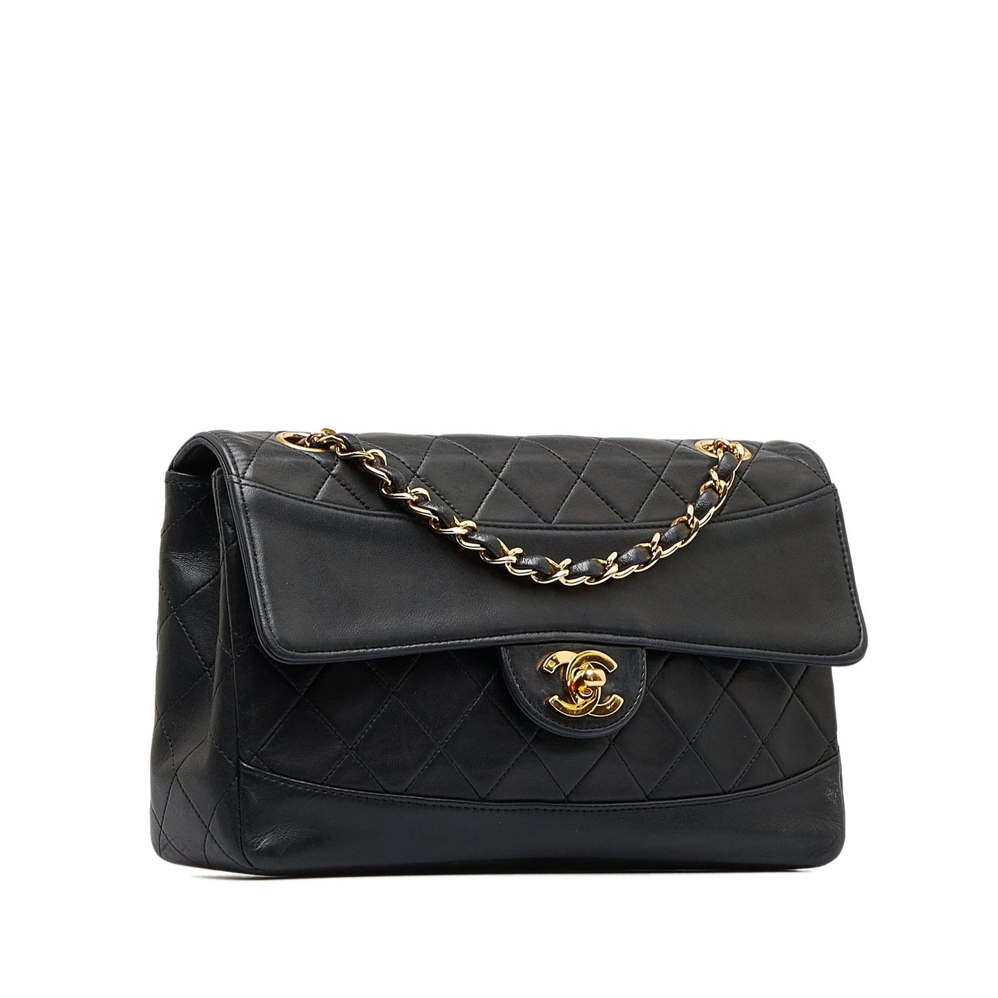 Chanel Quilted Lambskin Single Flap SHG-JnDmQ6 Small Handbag