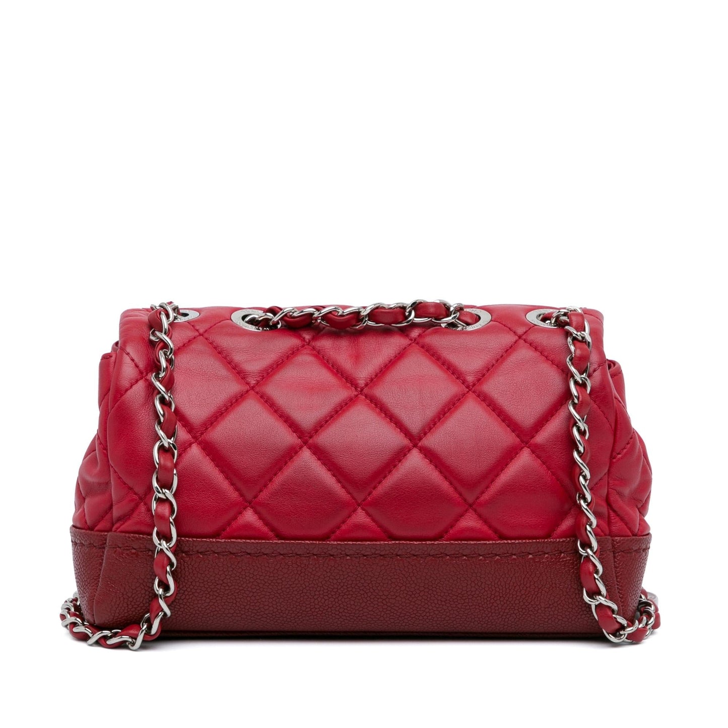 Chanel Quilted Lambskin Caviar Bi Coco Flap Small Handbag