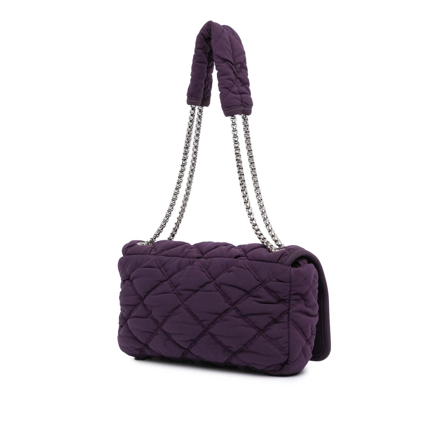Chanel Quilted Nylon Bubble Flap SHG-r6sHt1 Small Handbag