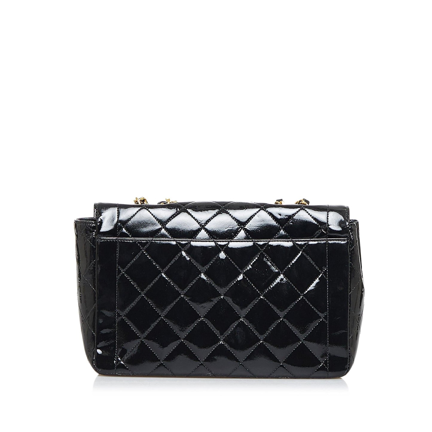 Chanel Quilted Patent Border Flap SHG-aW2dYK Small Shoulder Bag