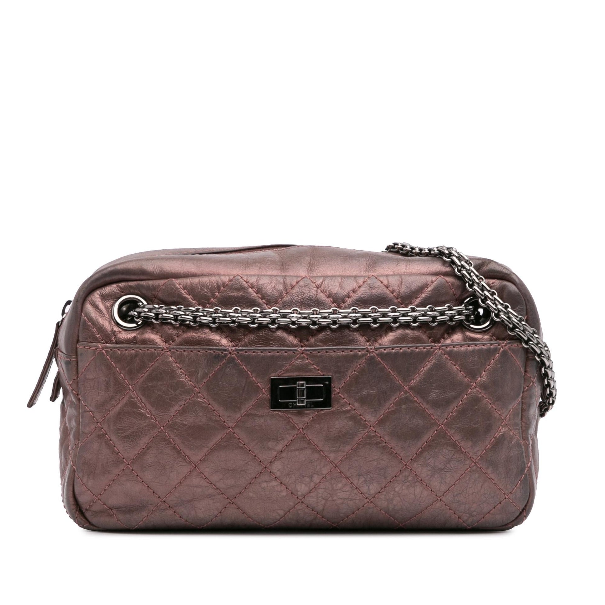 Chanel Reissue 2.55 Quilted Aged Calfskin Camera Small Crossbody Bag Bag 1