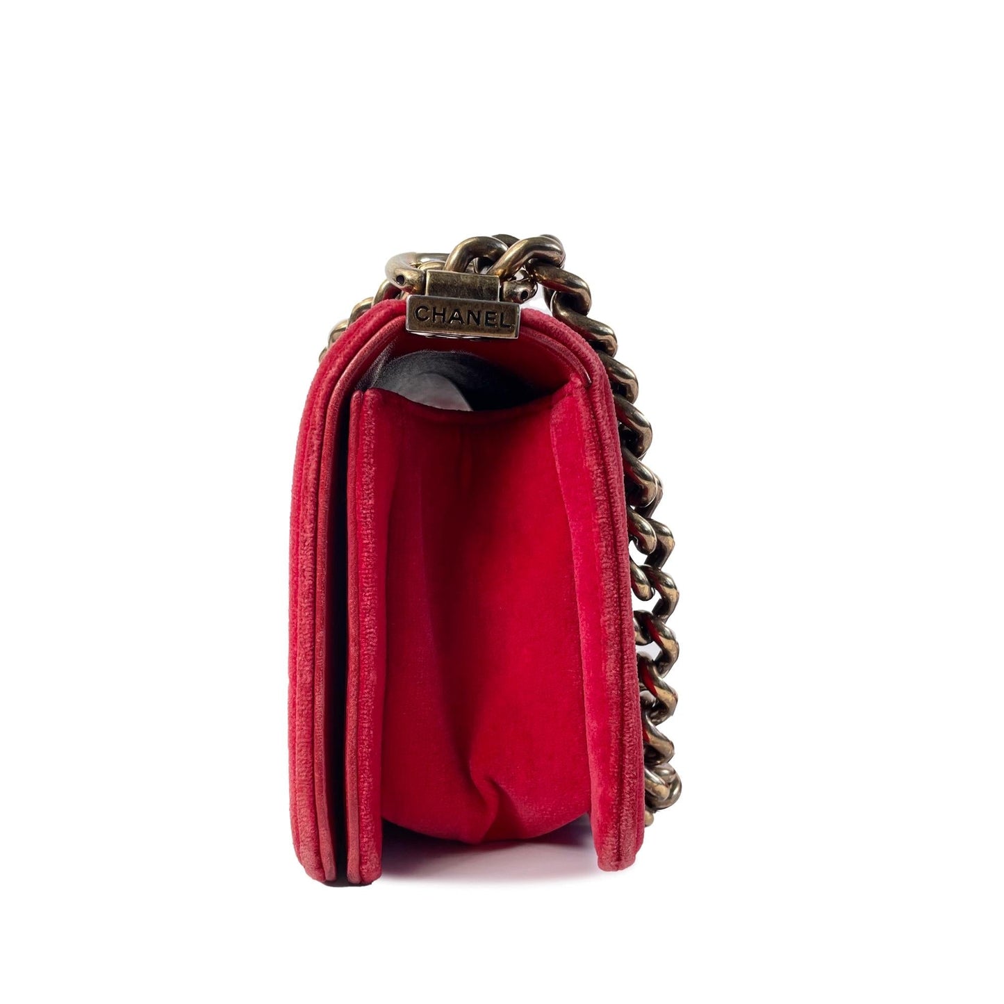 Chanel Velvet Boy SHG-yzvxxc Small Crossbody Bag