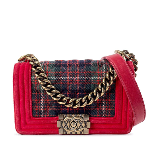 Chanel Velvet Boy SHG-yzvxxc Small Crossbody Bag