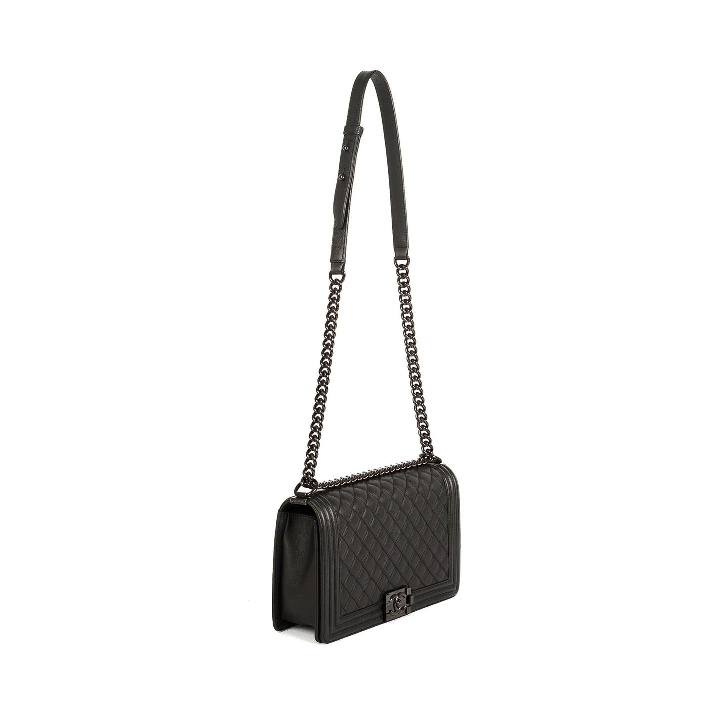 Chanel So Caviar Boy Black Travel Bag
