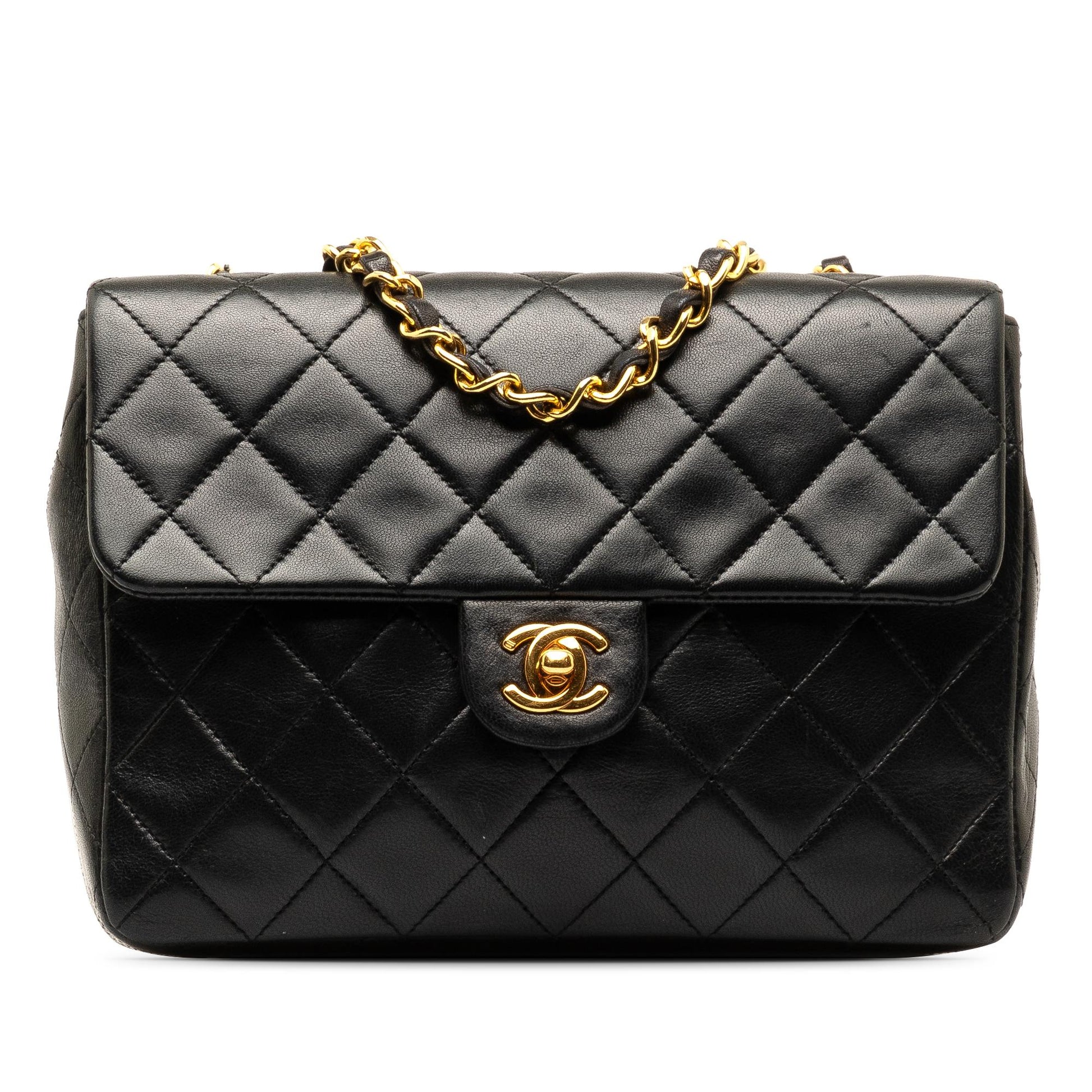 Chanel Square Classic Quilted Lambskin Flap SHG-UItkKW Handbag