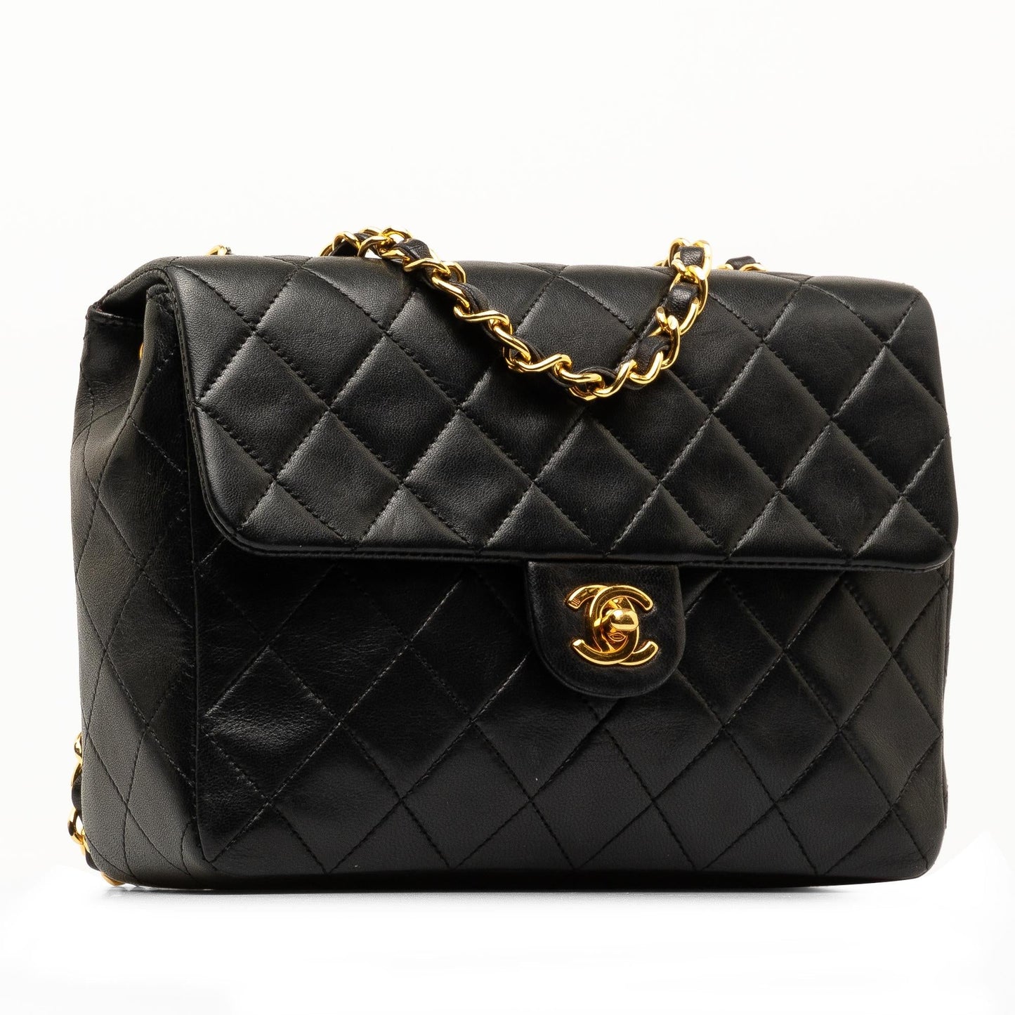 Chanel Square Classic Quilted Lambskin Flap (Shg-Uitkkw) Bag