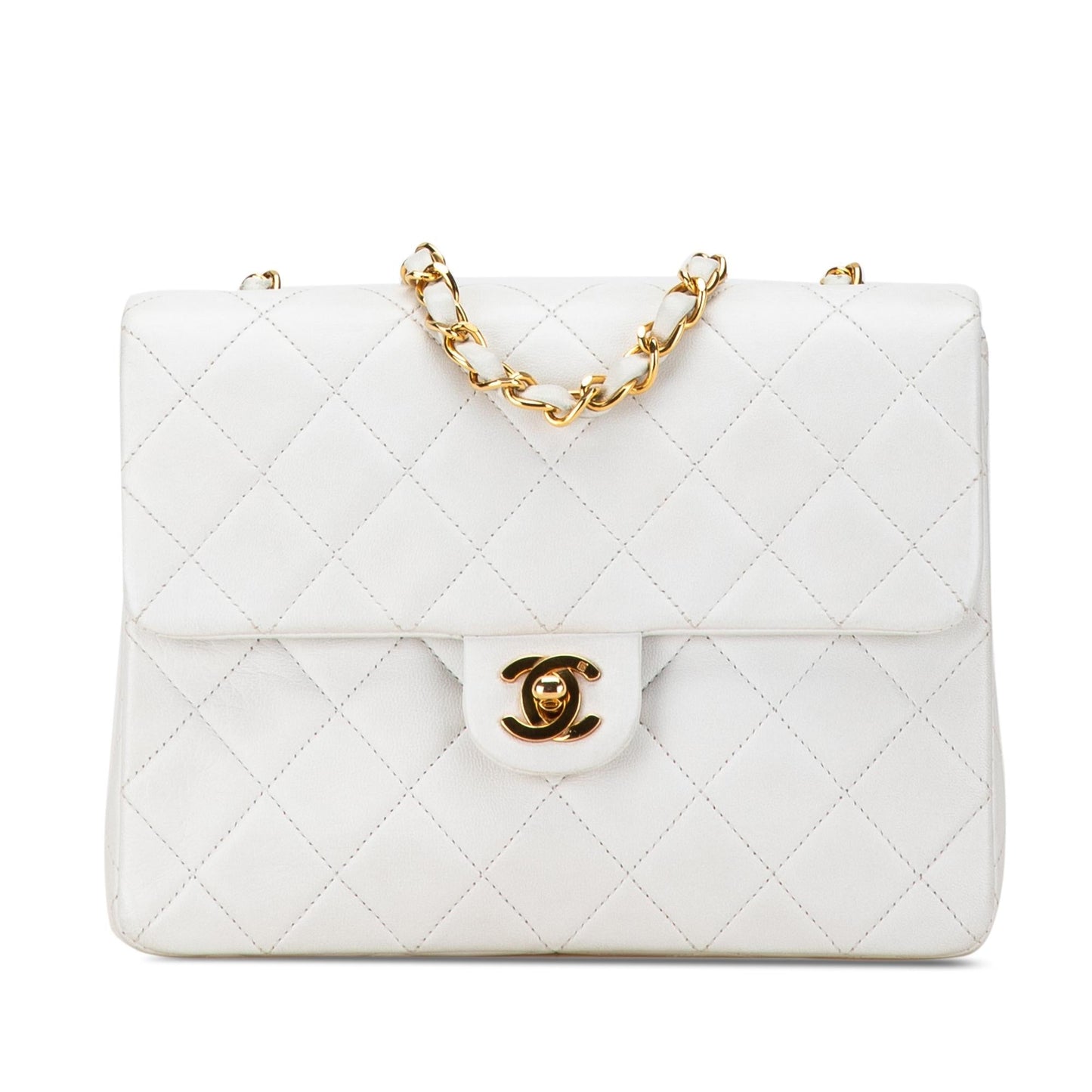 Chanel Square Classic Quilted Lambskin Flap SHG-iqwoWK Handbag