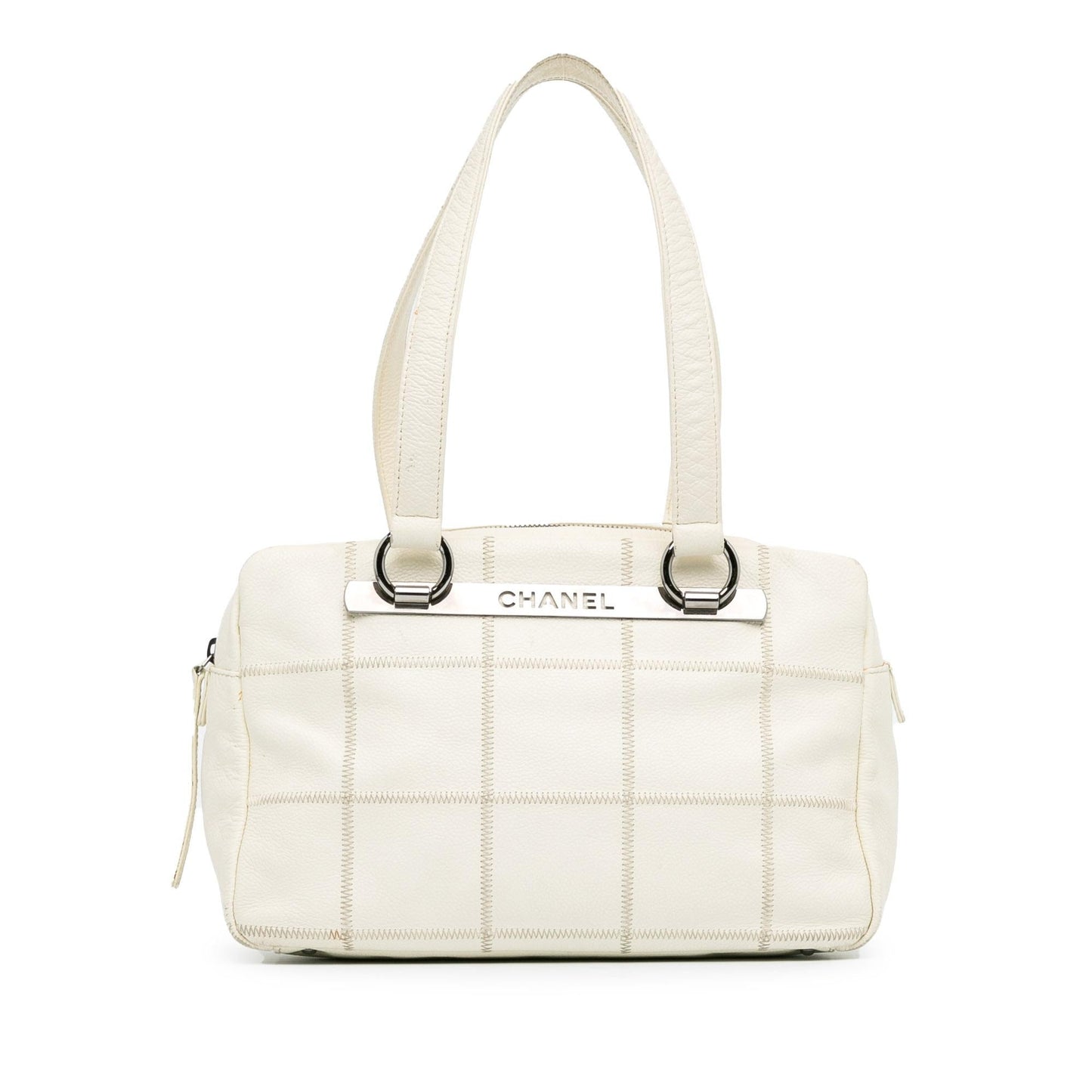 Chanel Square Stitch LAX Bowler Handbag