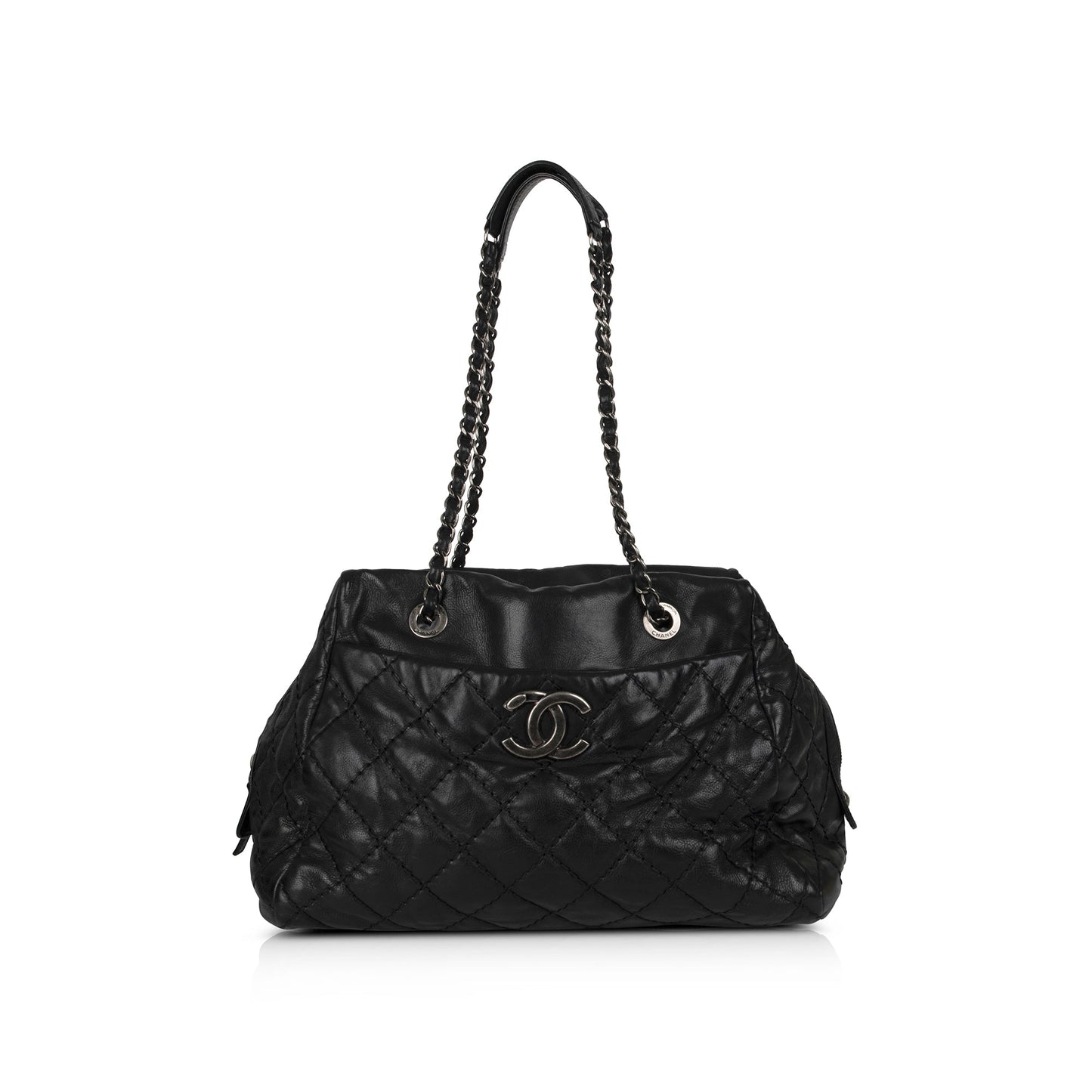 Chanel Stitch It Bowler Travel Bag