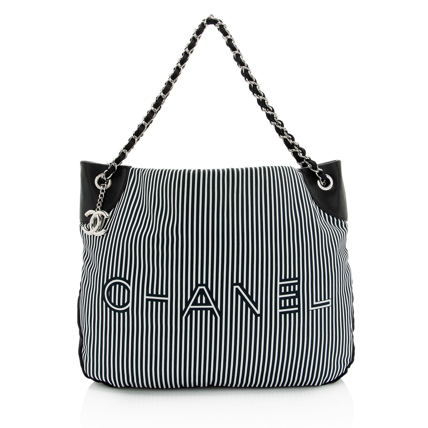 Chanel Striped Rialto SHF-BaPjh9 Canvas Shoulder Bag