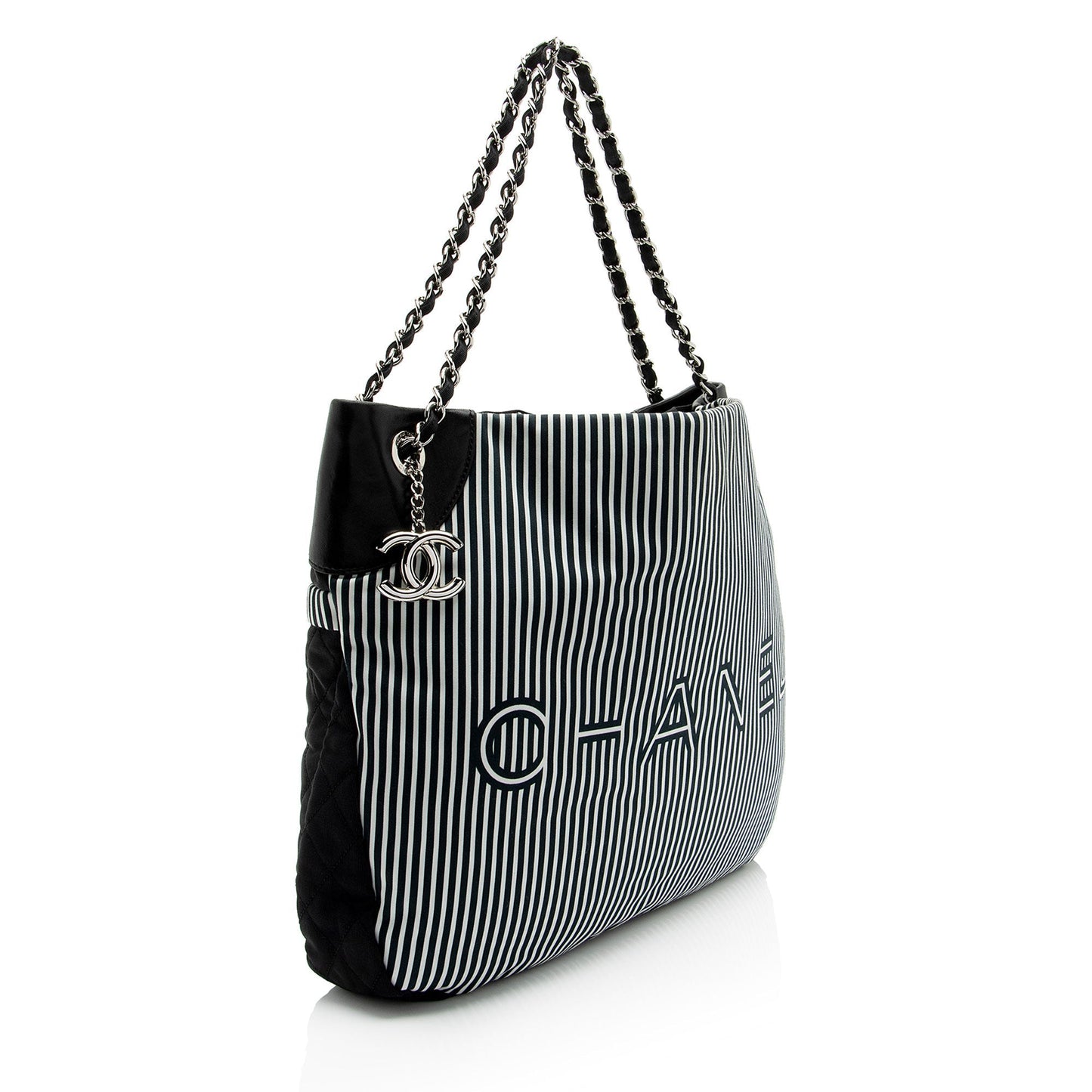 Chanel Striped Rialto SHF-BaPjh9 Canvas Shoulder Bag