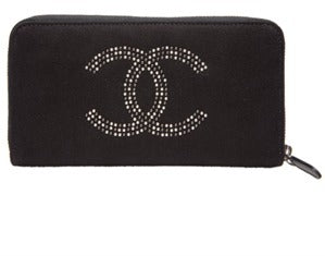 Chanel Studded Long Wallet