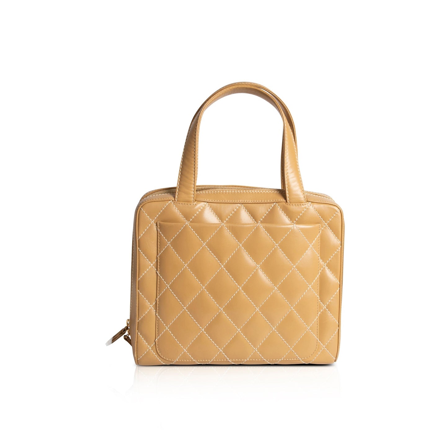 Chanel Surpique Bowler Travel Bag