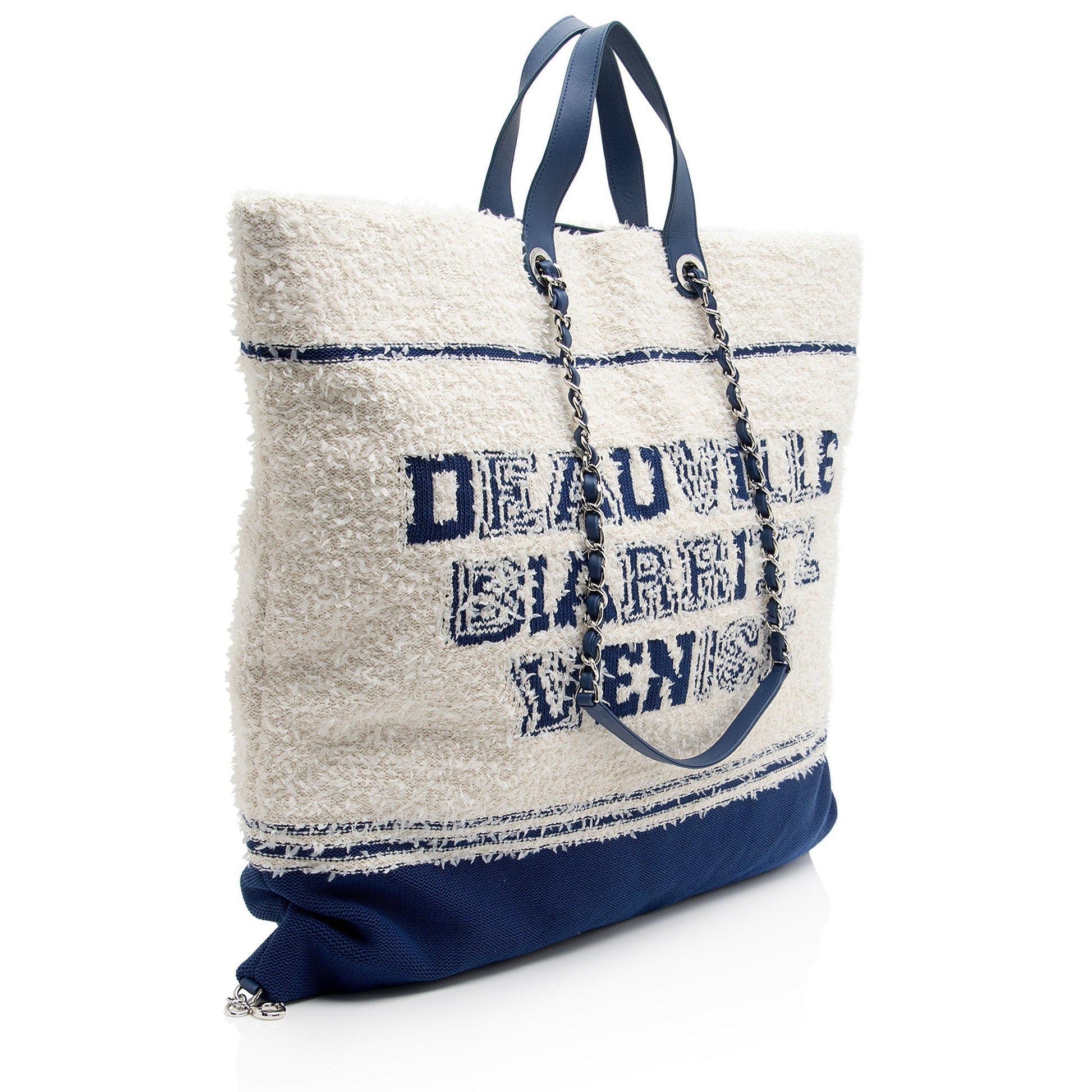 Chanel Terry Cloth Deauville BIarritz Tote Bag