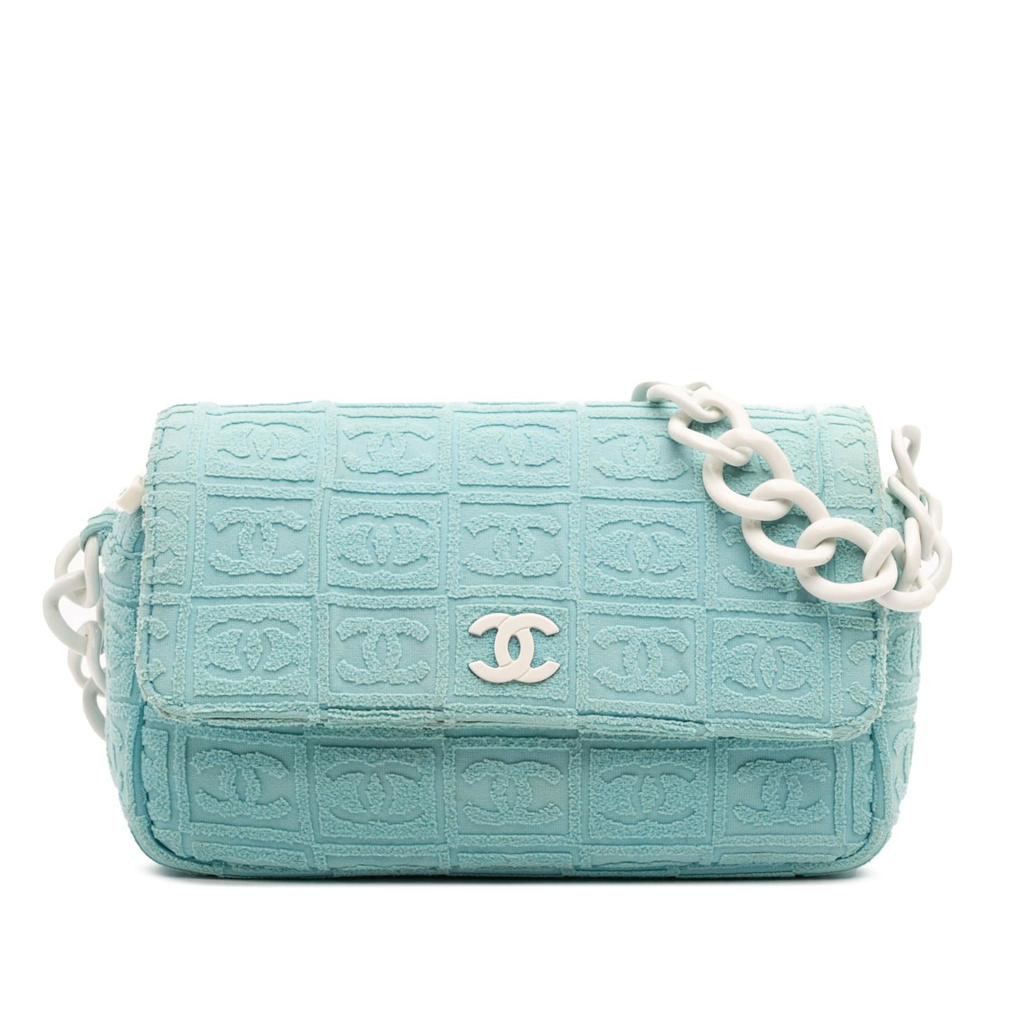 Chanel Terry Cloth Sport Line Flap Handbag