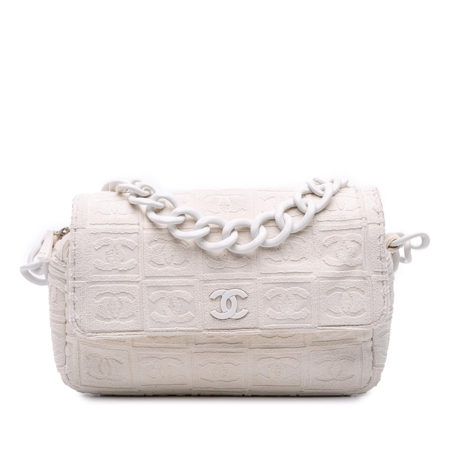 Chanel Terry Cloth Sport Line Flap Handbag Flap 1