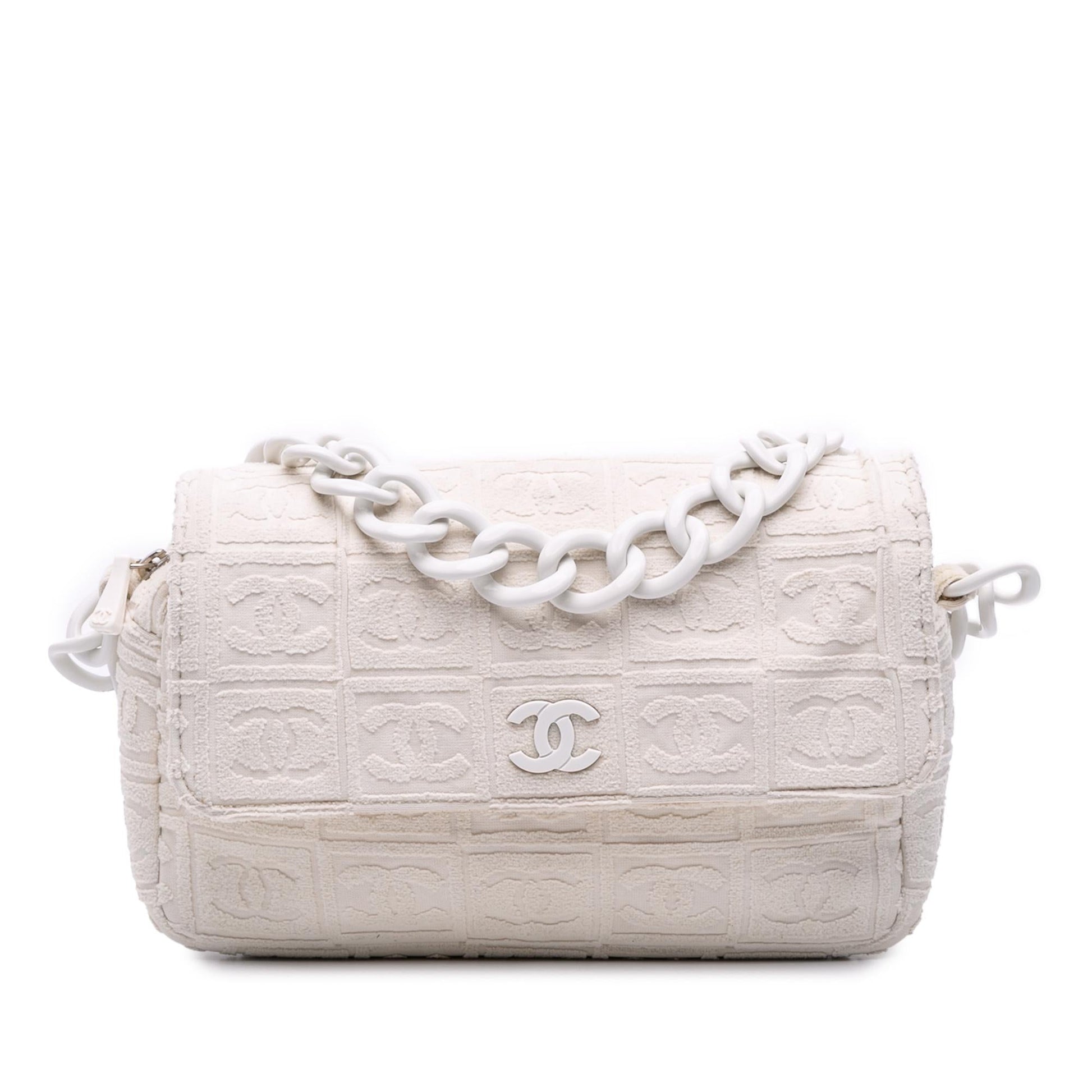 Chanel Terry Cloth Sport Line Flap Handbag Flap 1