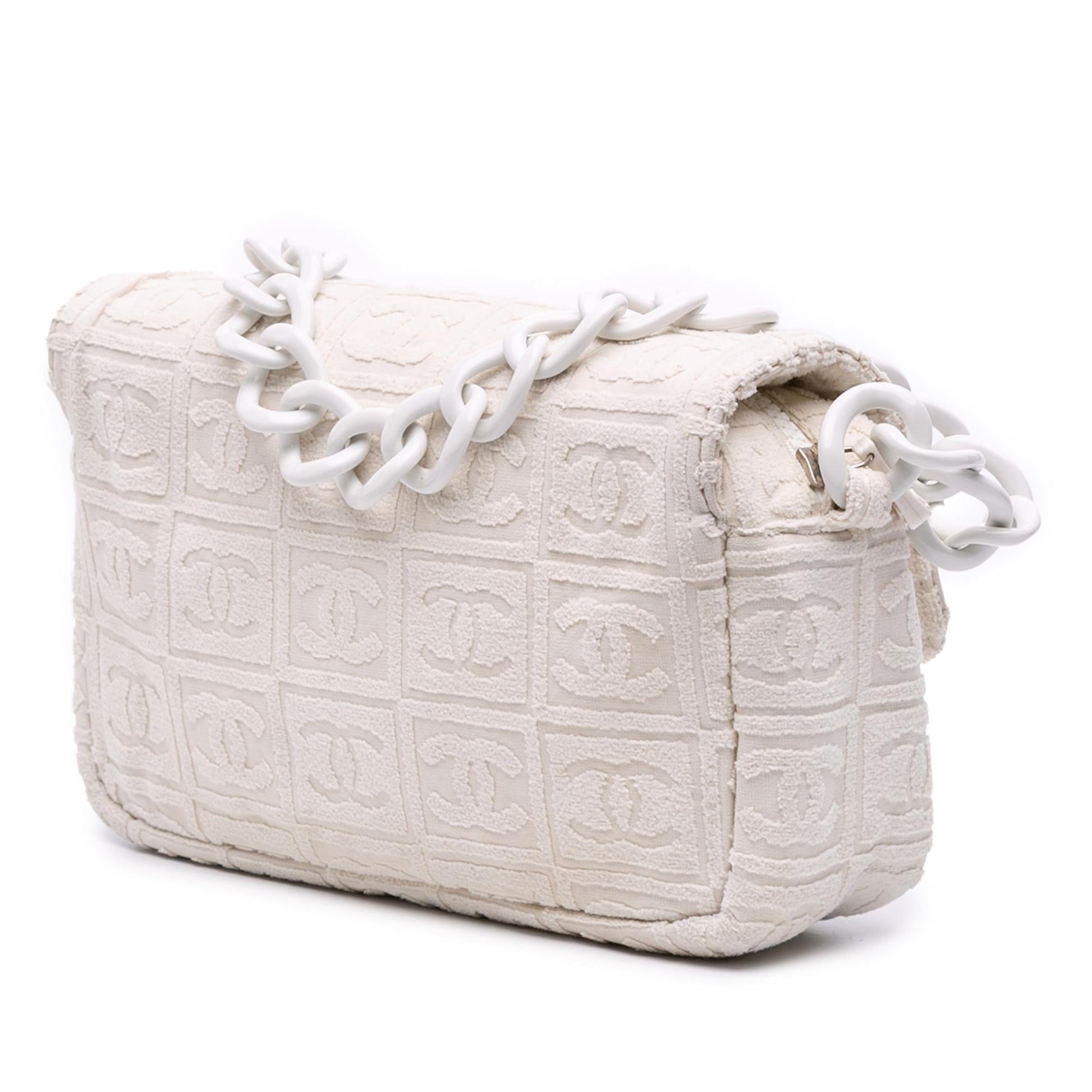 Chanel Terry Cloth Sport Line Flap Handbag Flap 1