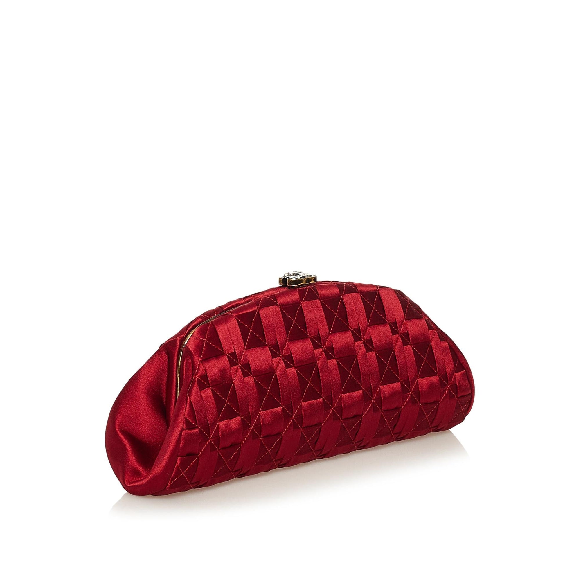 Chanel Timeless Satin SHG Clutch Bag