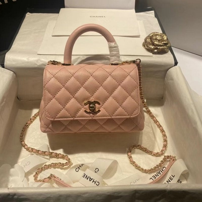 Chanel Top Handle Bag Flap Handbag