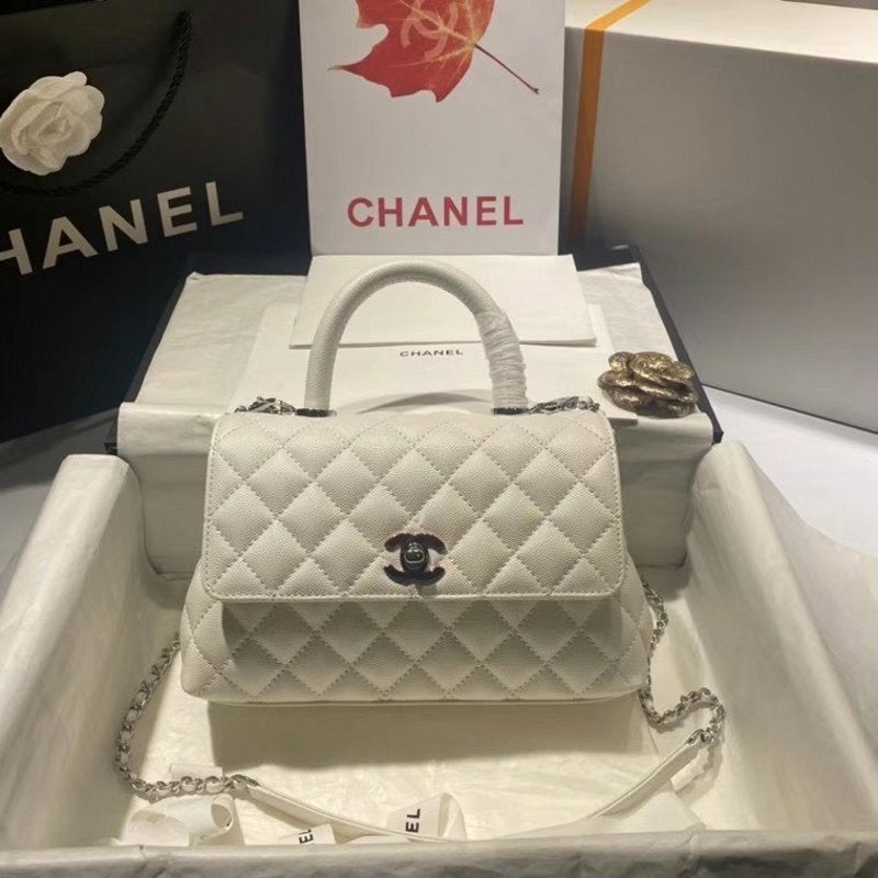 Chanel Top Handle Bag Flap Handbag Bag Bch00822