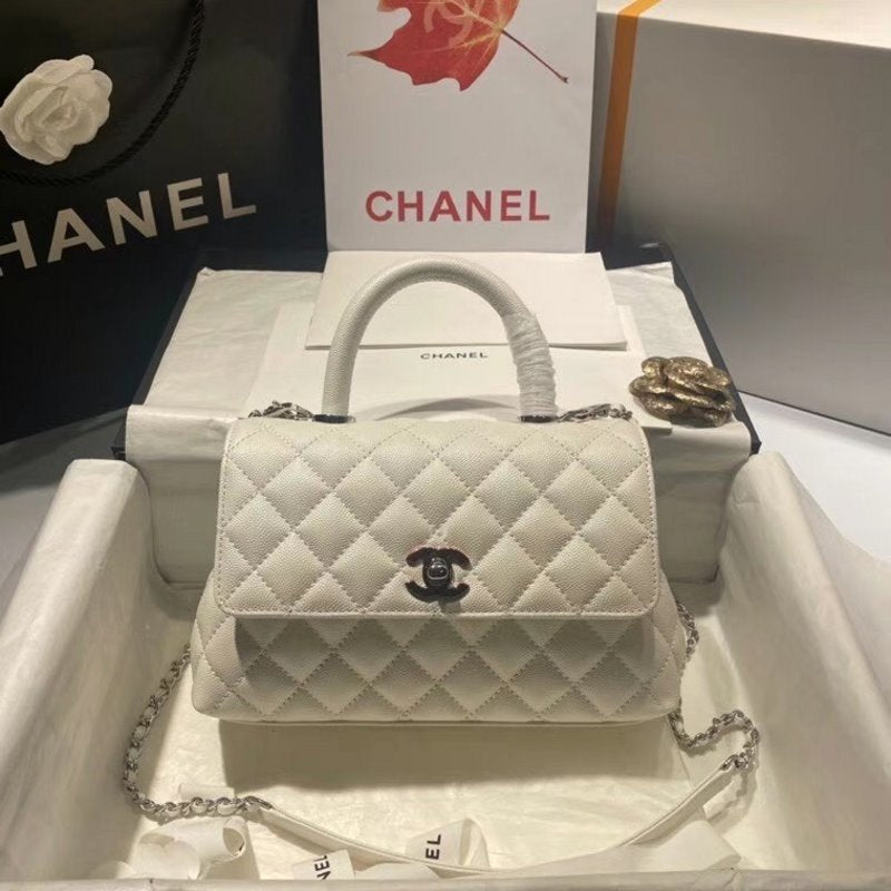 Chanel Top Handle Bag Flap Handbag Bag Bch00822