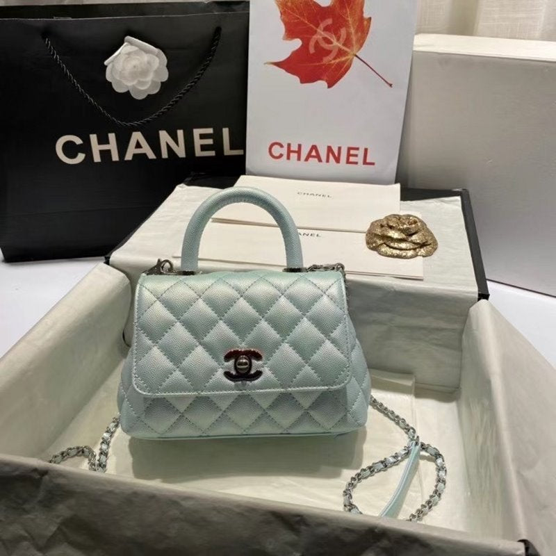 Chanel Top Handle Bag Flap Handbag Bag Bch00823