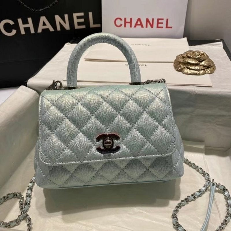 Chanel Top Handle Bag Flap Handbag Bag Bch00823