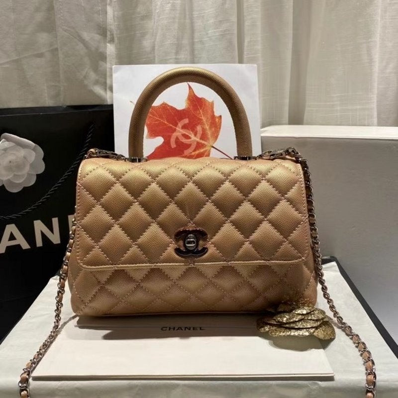 Chanel Top Handle Bag Flap Handbag Bag Bch00826