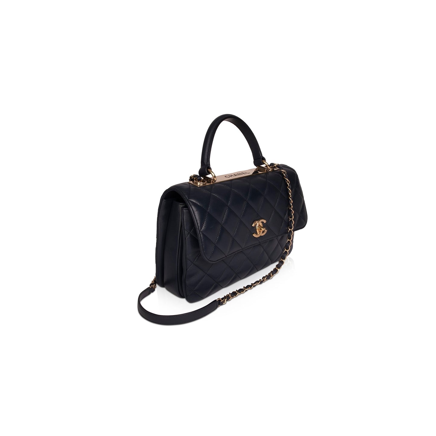 Chanel Trendy CC Top Handle Flap Travel Bag