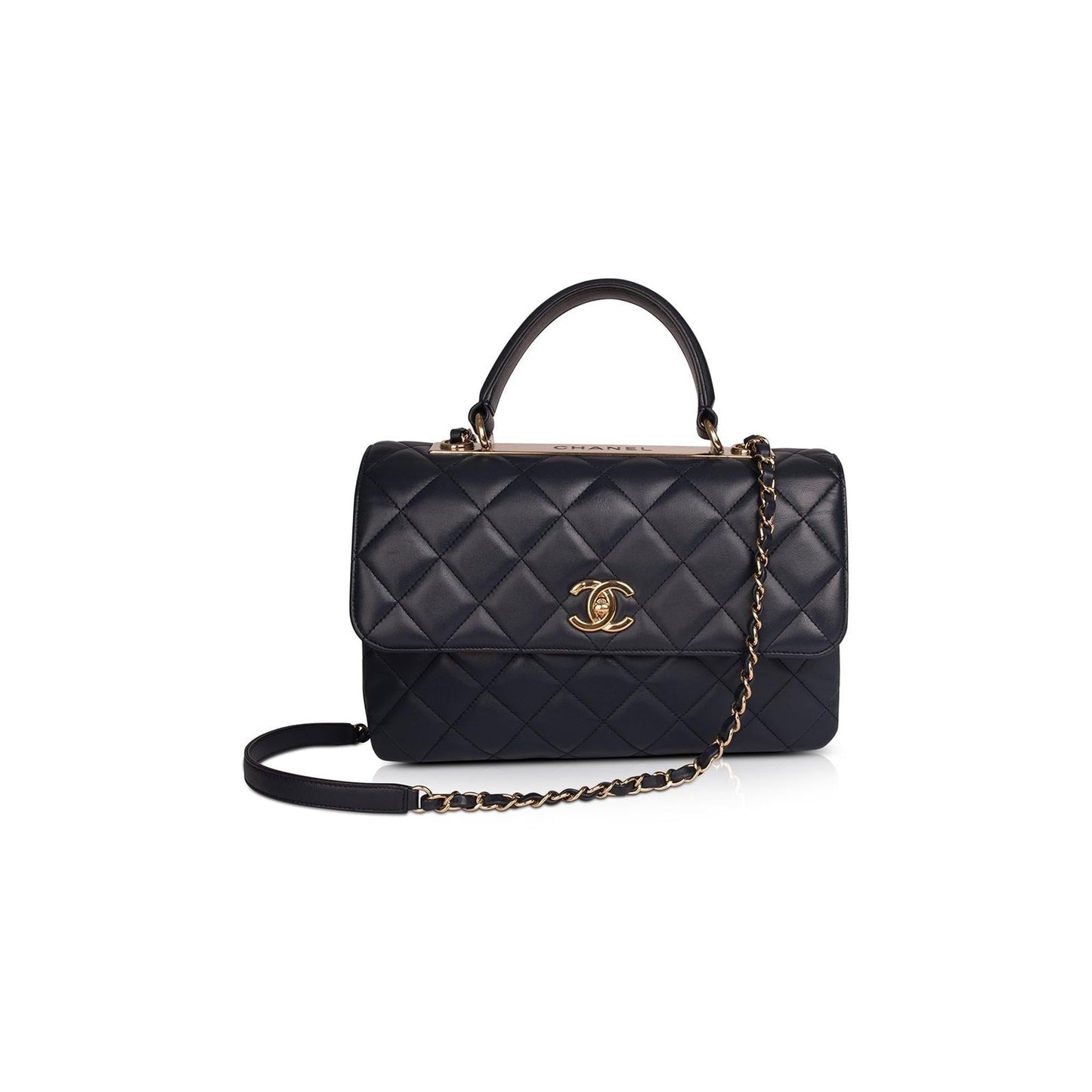 Chanel Trendy CC Top Handle Flap Travel Bag