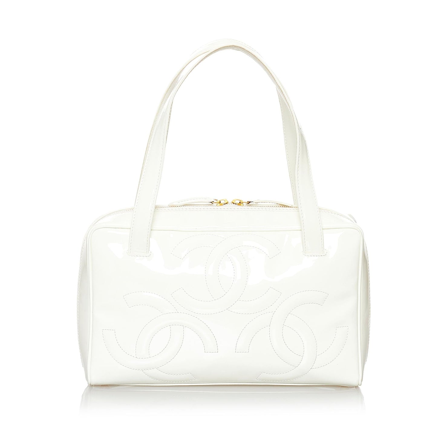 Chanel Triple Coco Patent SHG Leather Shoulder Bag