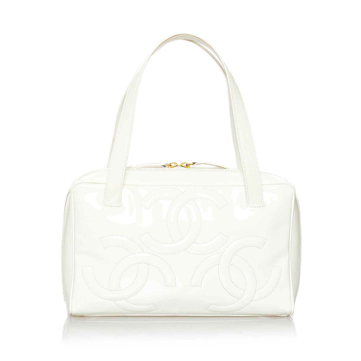 Chanel Triple Coco Patent SHG Leather Shoulder Bag