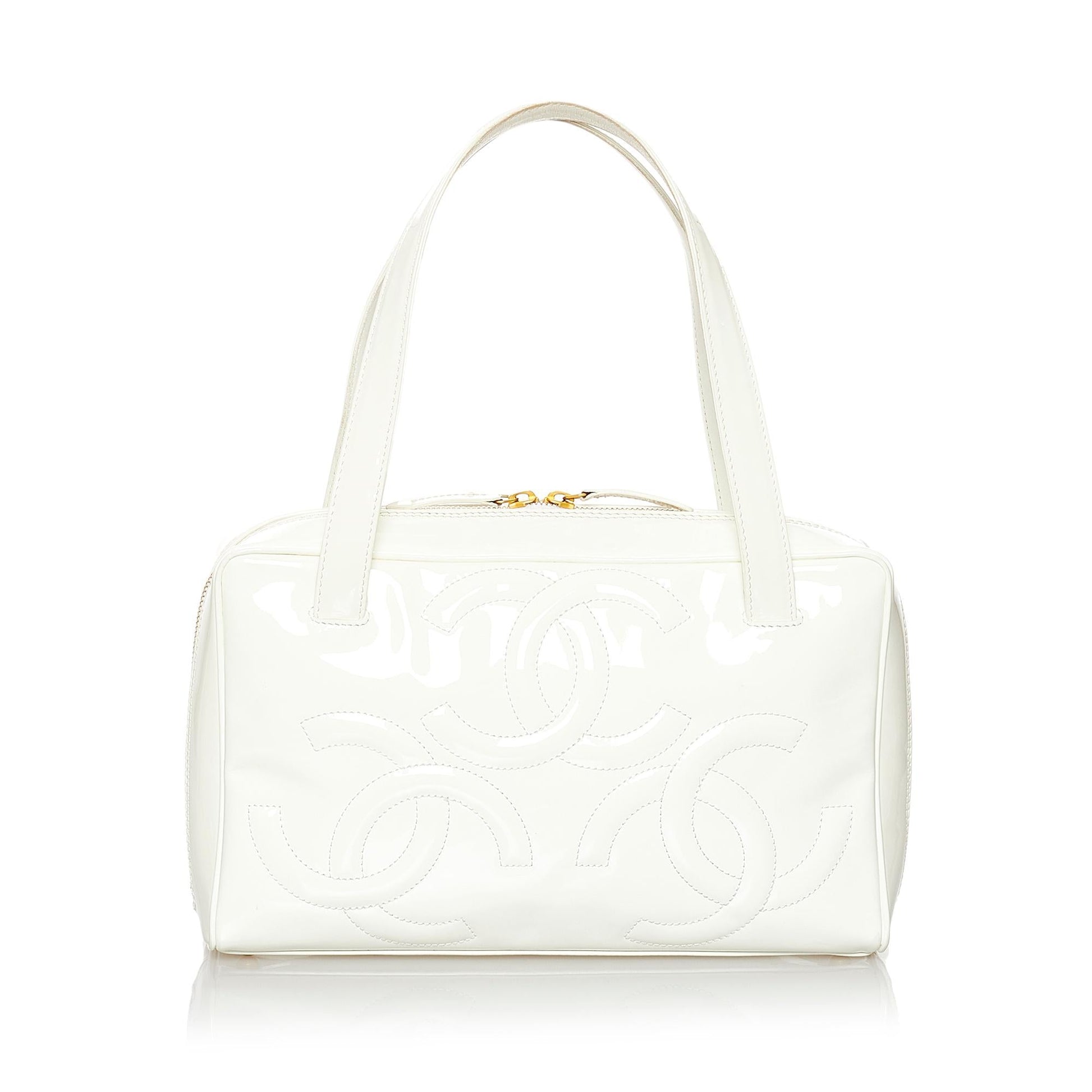 Chanel Triple Coco Patent SHG Leather Shoulder Bag