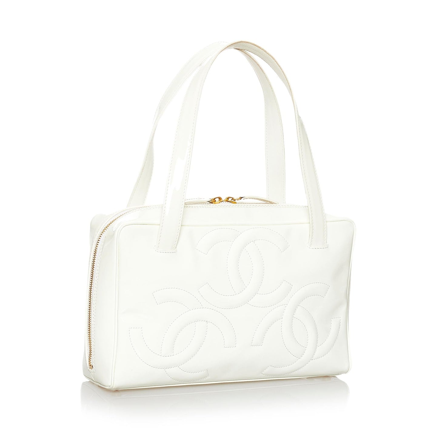 Chanel Triple Coco Patent SHG Leather Shoulder Bag