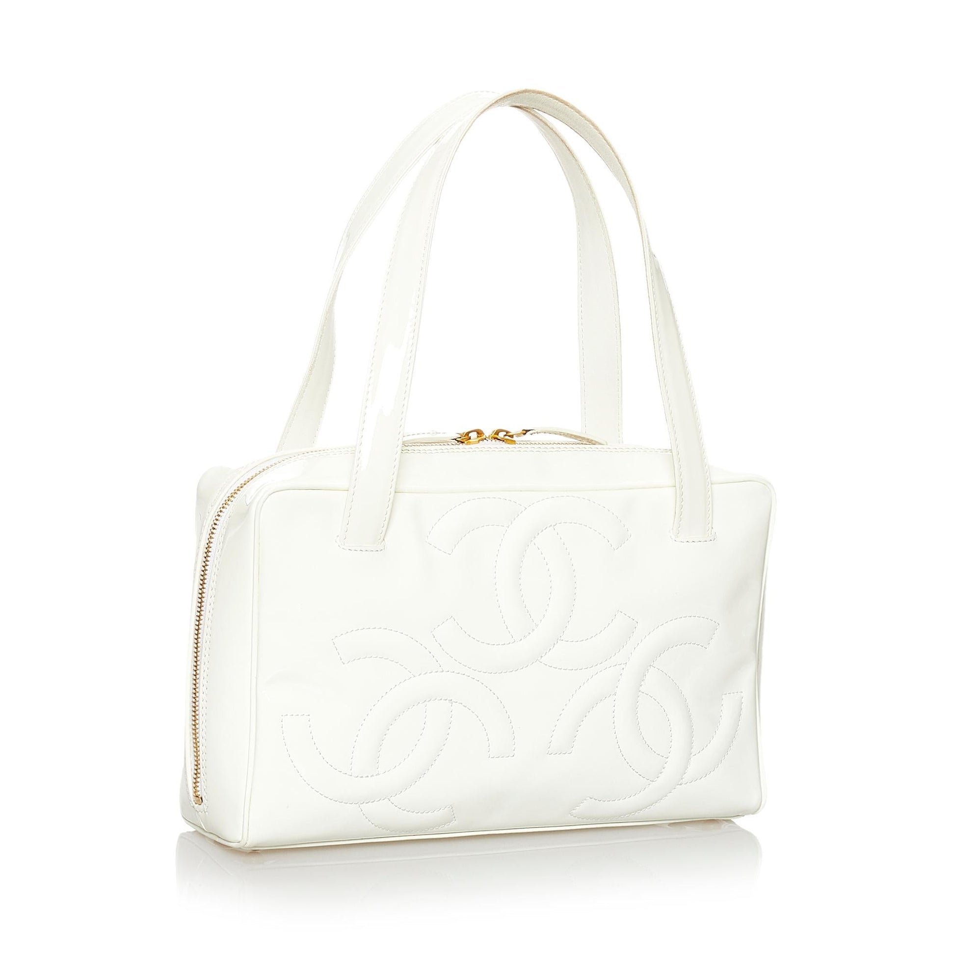 Chanel Triple Coco Patent SHG Leather Shoulder Bag