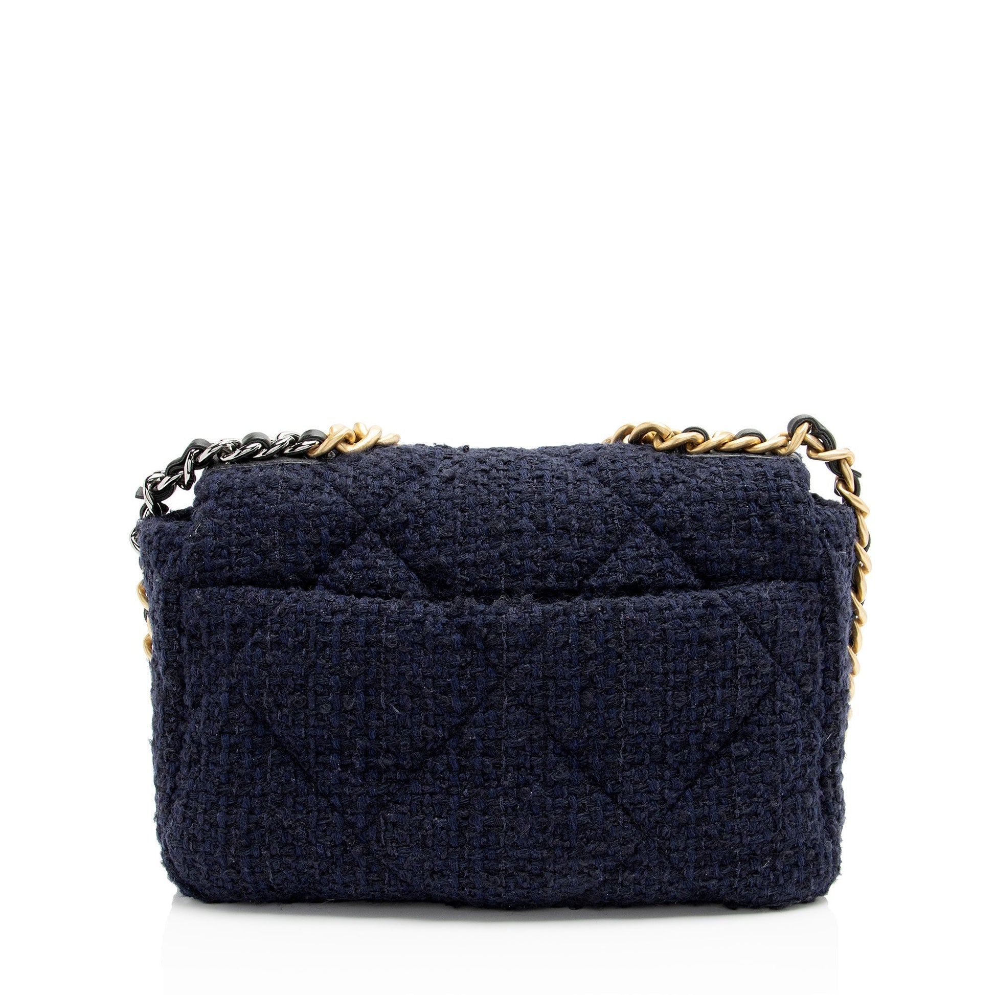 Chanel Tweed 19 Flap Shoulder Bag