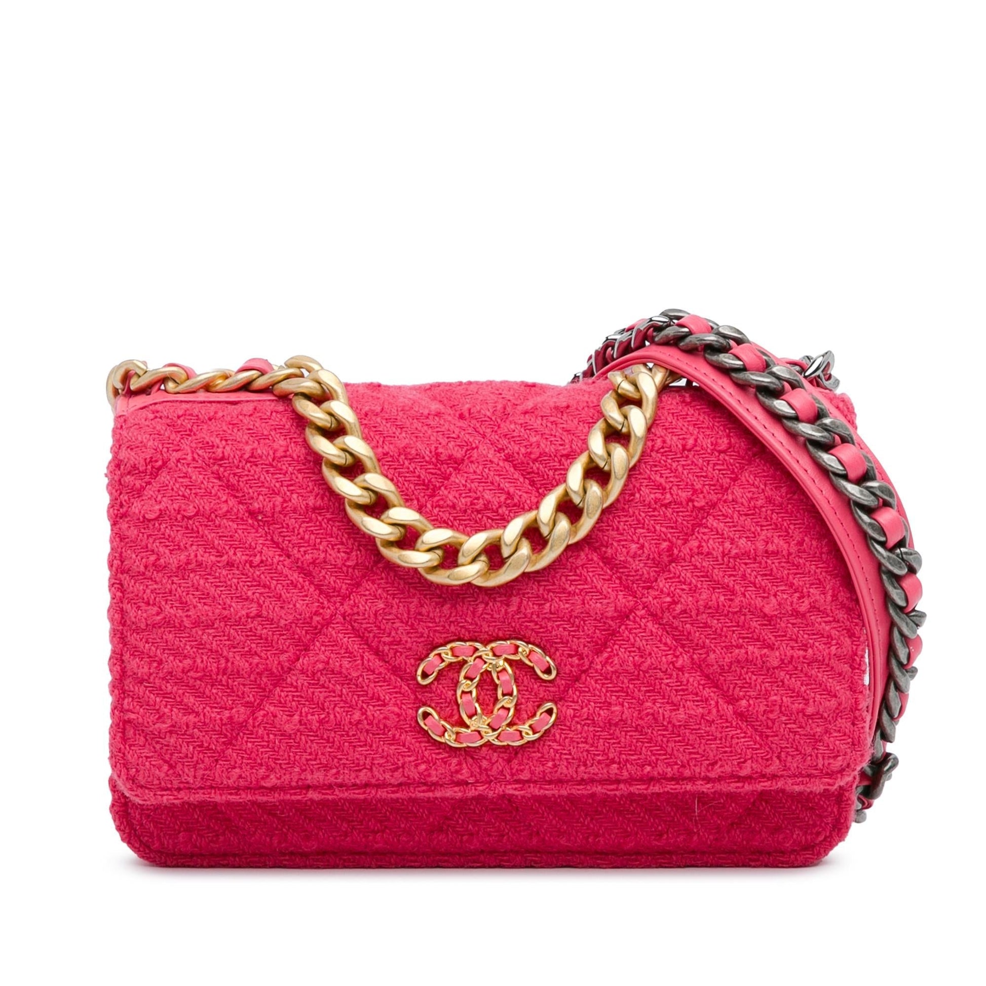 Chanel Tweed 19 On SHG-foUaPL Wallet Case