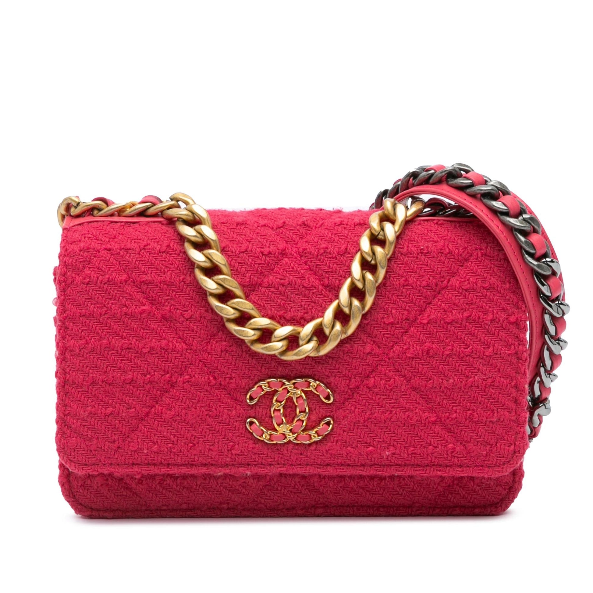Chanel Tweed 19 On Wallet Case Chain 3