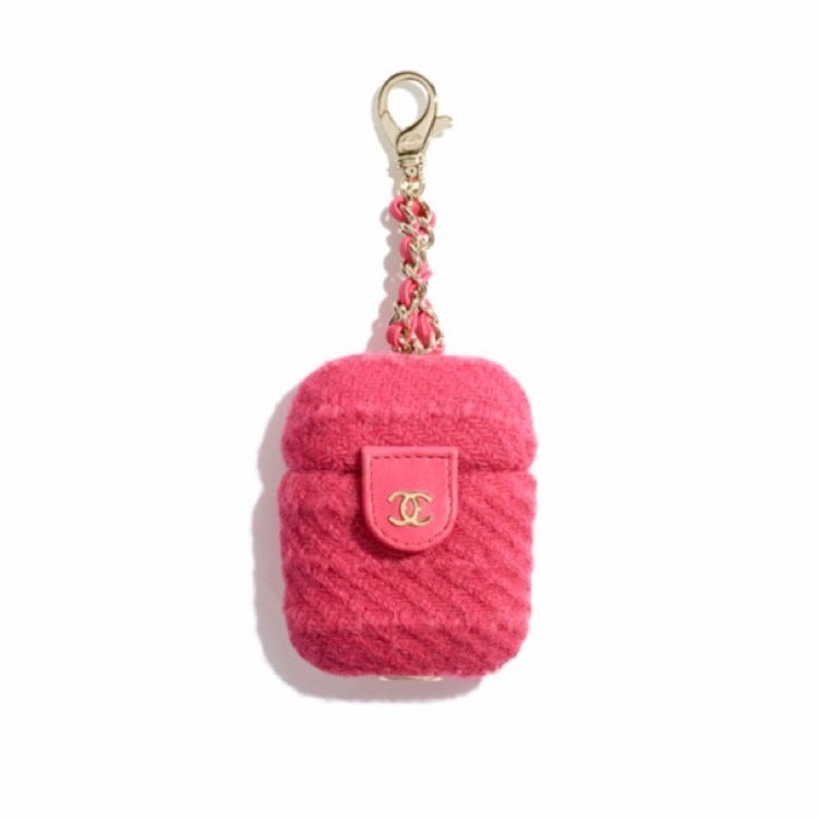 Chanel Tweed Airpods Pro Case Bag