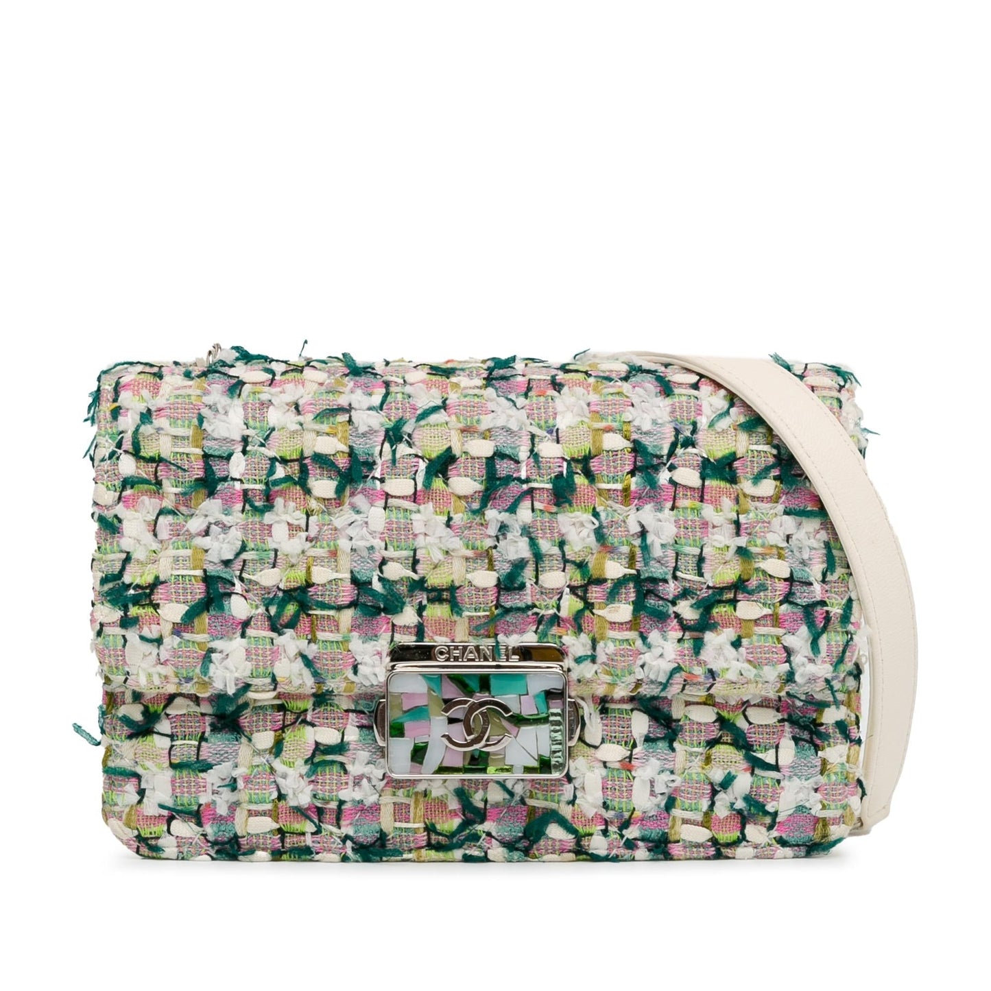 Chanel Tweed Beauty Flap SHG-wula5s Lock Shoulder Bag