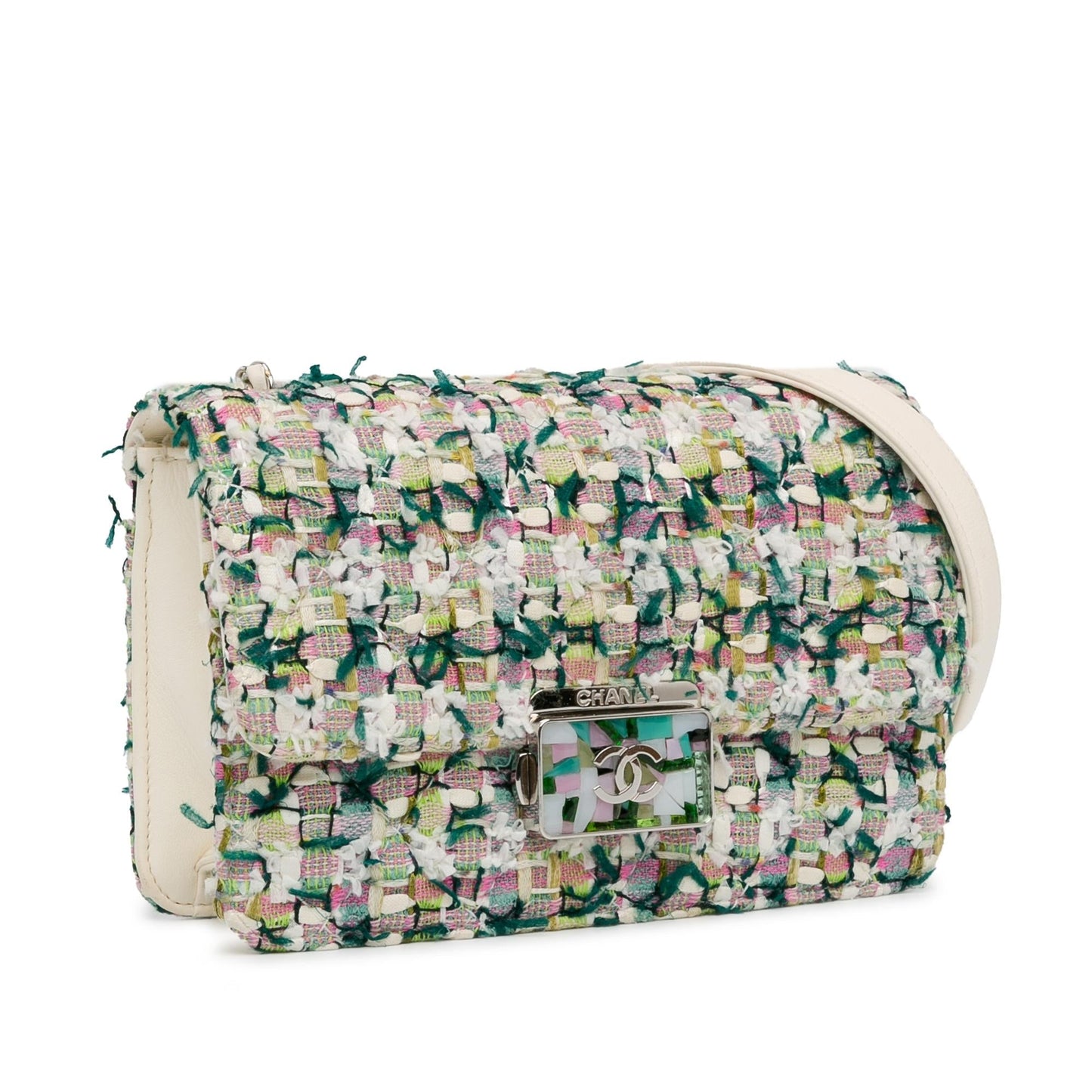 Chanel Tweed Beauty Flap SHG-wula5s Lock Shoulder Bag