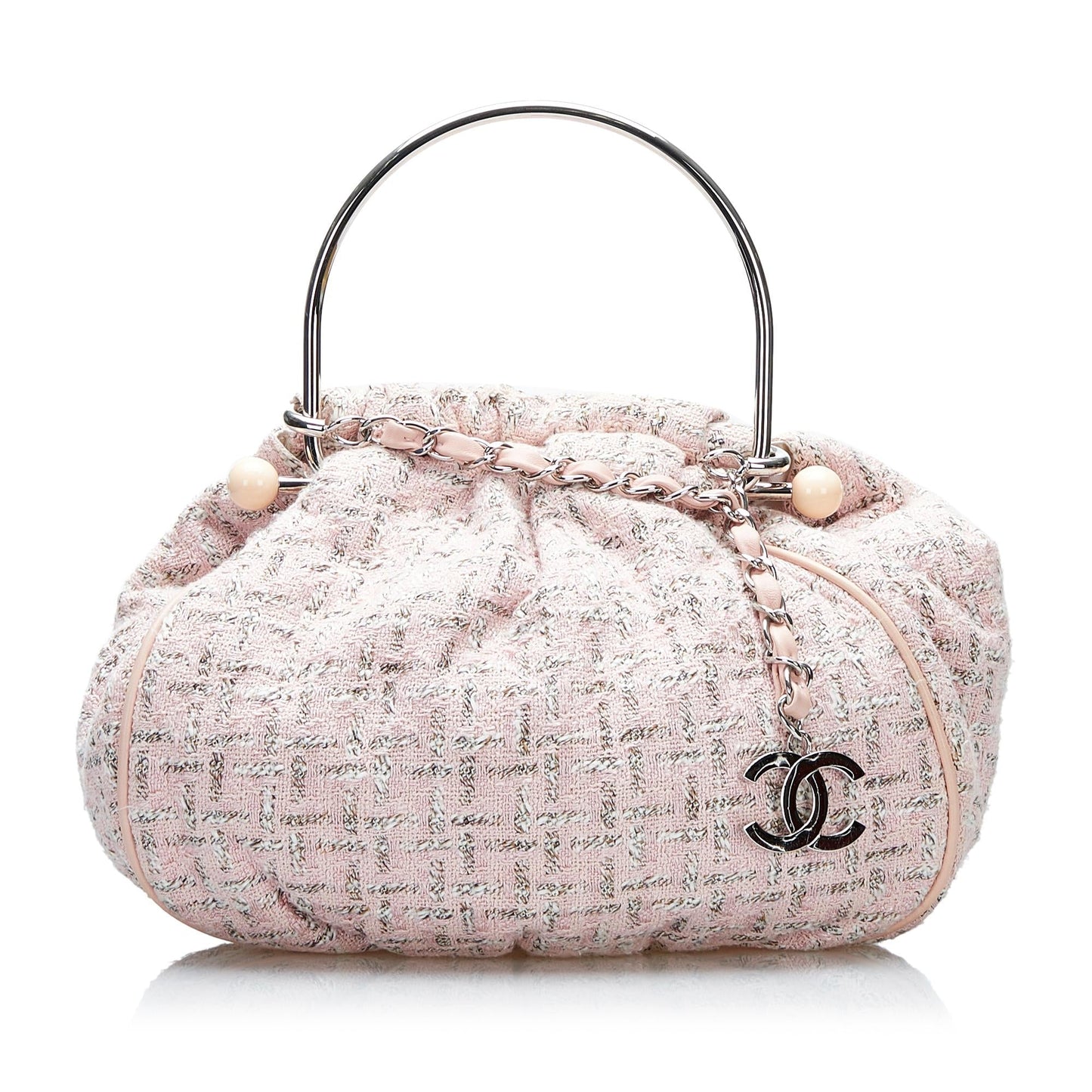 Chanel Tweed Boucle Knitting SHG-pvDzjY Handbag