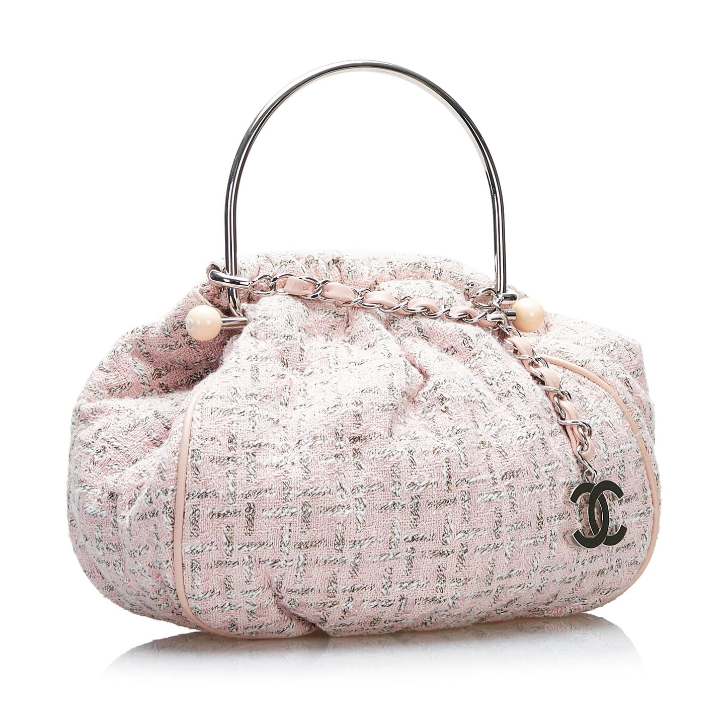 Chanel Tweed Boucle Knitting SHG-pvDzjY Handbag