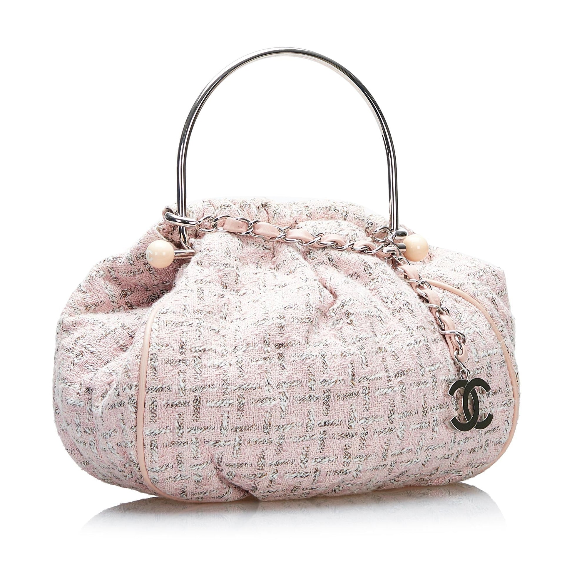 Chanel Tweed Boucle Knitting SHG-pvDzjY Handbag