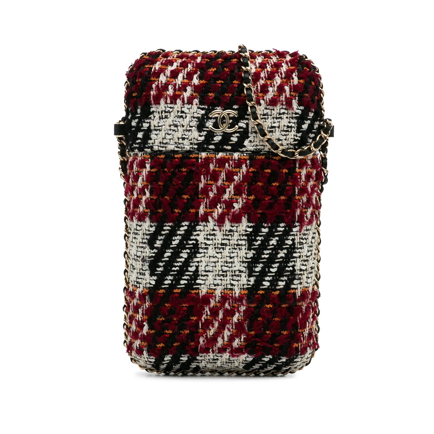 Chanel Tweed Around Phone Holder SHG-fNtDa5 Handbag
