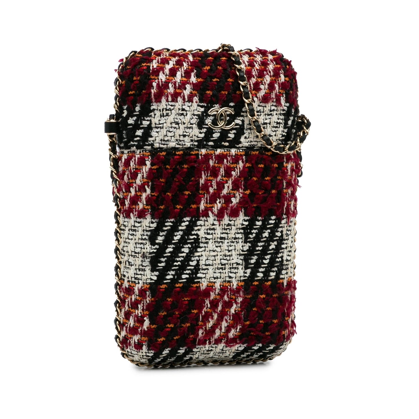 Chanel Tweed Around Phone Holder SHG-fNtDa5 Handbag