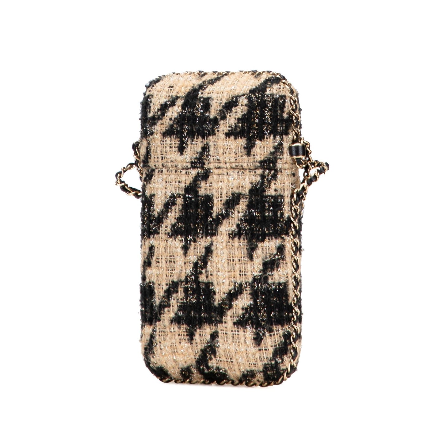 Chanel Tweed Around Phone Holder Handbag