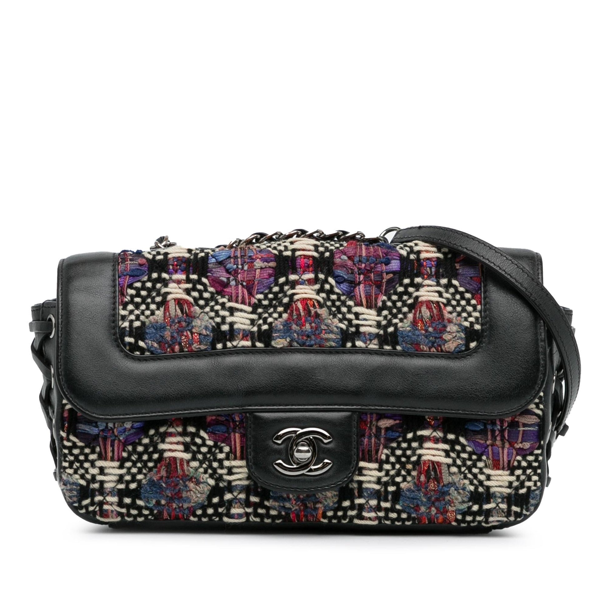 Chanel Tweed Coco Corset Flap (Shg-Ahwubo) Bag