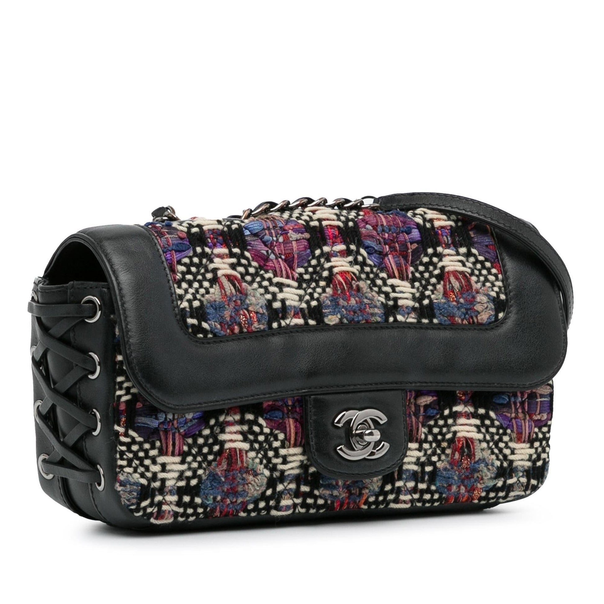 Chanel Tweed Coco Corset Flap (Shg-Ahwubo) Bag